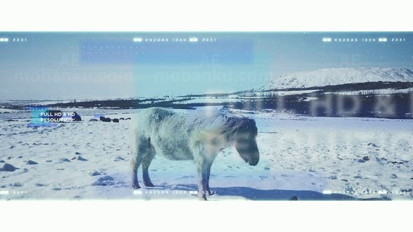 简洁优雅幻灯片AE模板