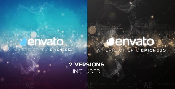 优雅粒子Logo动画AE模板