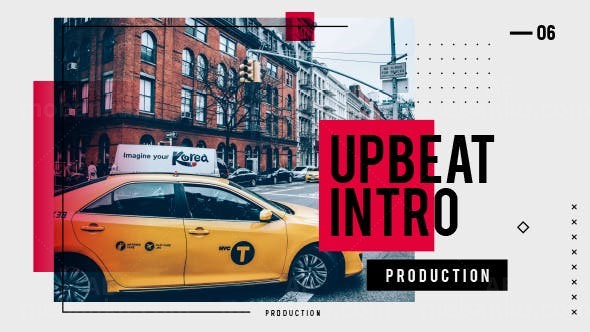 简短动感视频片头AE模板