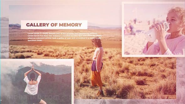 记忆相册展示AE模板