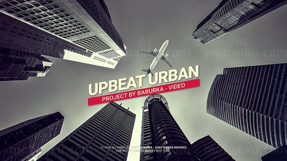 节奏城市片头AE模板