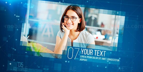 商务合作宣传图片介绍AE模板