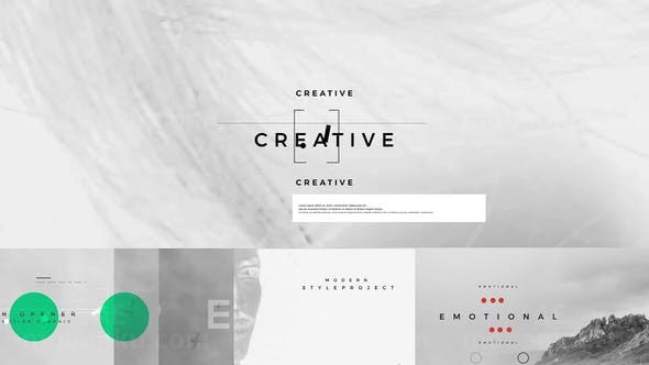 现代风格片头AE模板