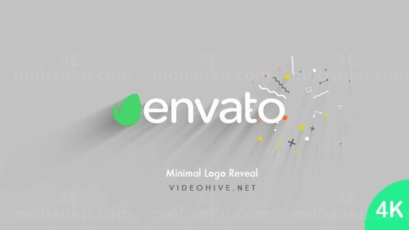 简洁线条Logo动画AE模板