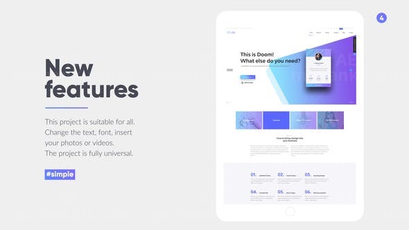 平板展示包AE模板