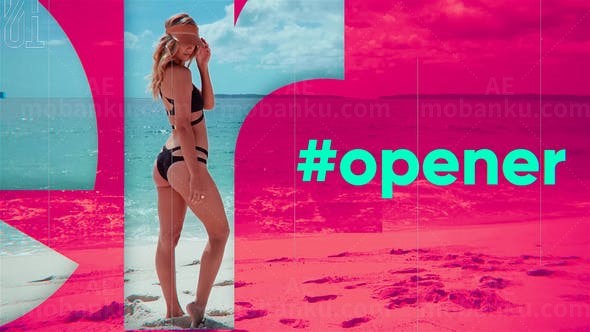 旅游视频包装片头AE模板