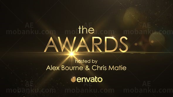 金光闪耀颁奖宣传AE模板