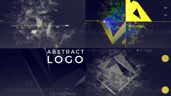 抽象创意Logo动画AE模板