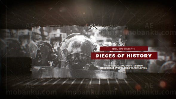 回顾历史宣传片AE模板