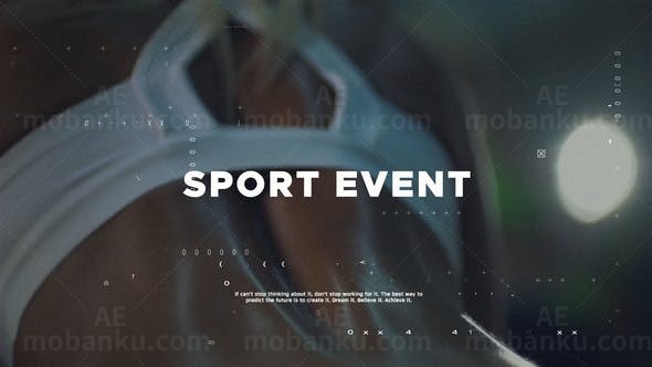 体育运动宣传片AE模板