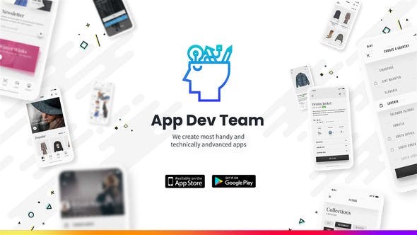 手机网络购物APP介绍动画片头AE模板