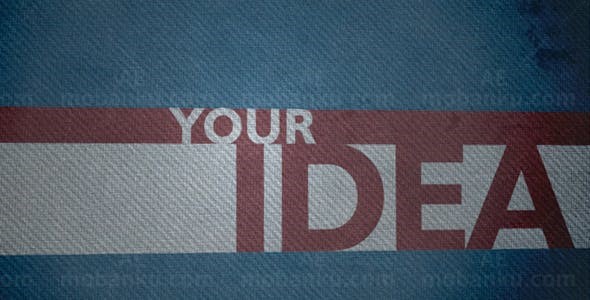 快速踏脚节奏幕布投影效果大标题展示AE模板