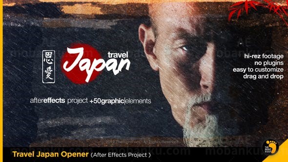 人物介绍视频展示动画AE模板