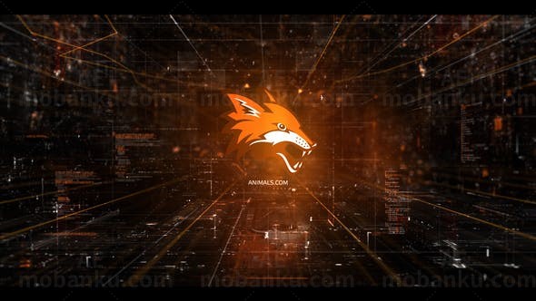 科技感片头Logo动画AE模板