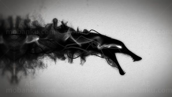 水墨龙Logo动画AE模板