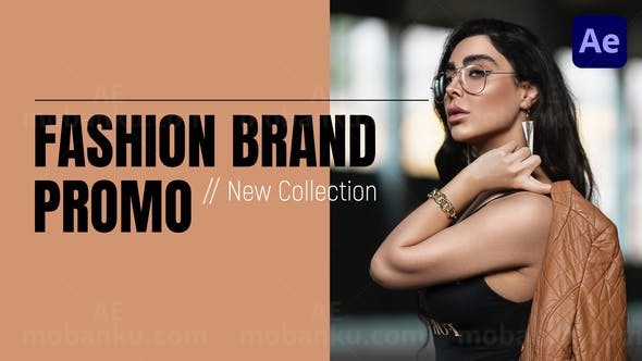 时尚商品包装介绍片头AE模板