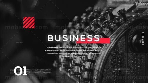 商业企业公司视频包装AE模板