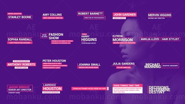 公司企业文字标题动画AE模板