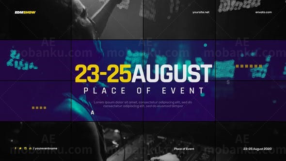 创意开场视频动画AE模板