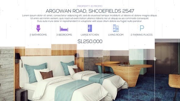 唯美图文展示动画AE模板