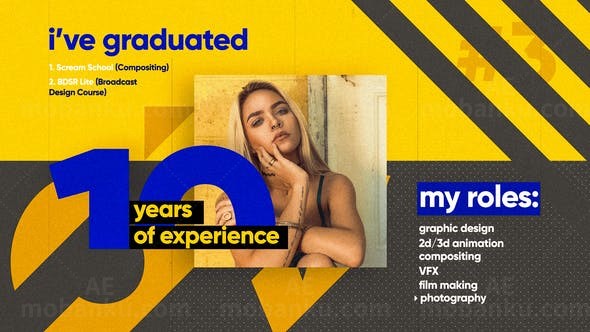 创意时尚介绍包装片头AE模板