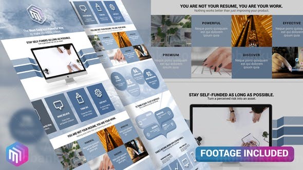 公司商务包装展示片头AE模板