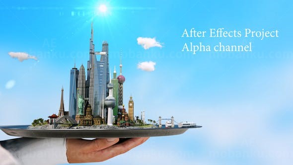 旅行宣传片AE模板