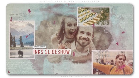 水墨幻灯片AE模板