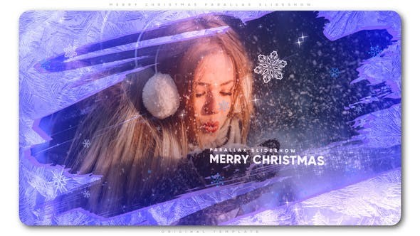 圣诞幻灯片AE模板