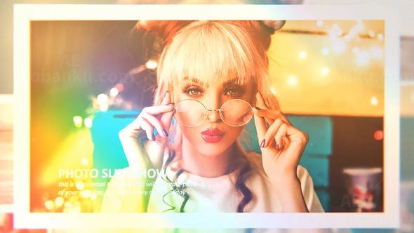 美好回忆照片相册片头AE模板