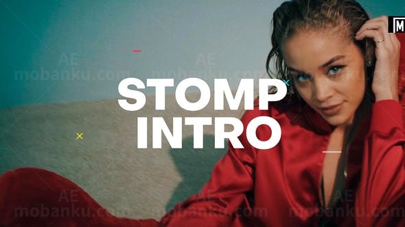 拼贴视频快闪片头AE模板