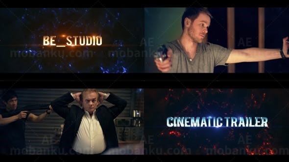 影视预告片AE模板