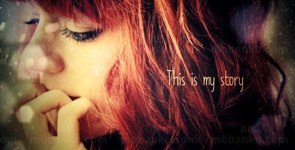 温馨回忆效果暖色婚礼AE模板