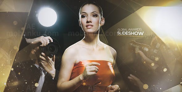 金色颁奖宣传AE模板