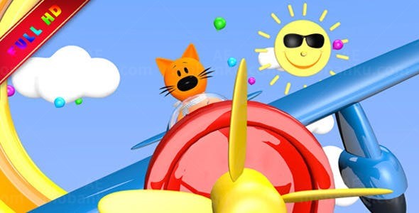 儿童电影开幕AE模板