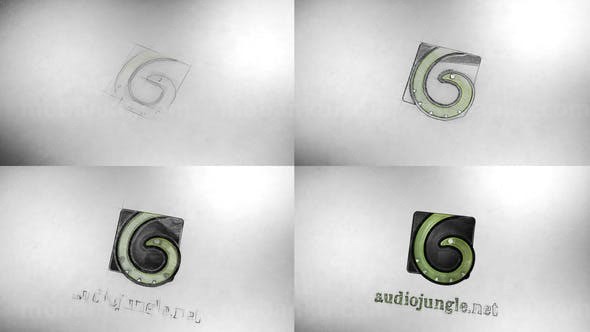 草绘标志动画AE模板