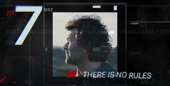 运动宣传AE模板