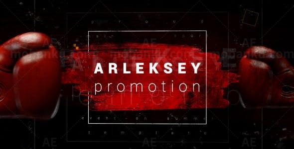 杂渍效果运动宣传片头AE模板