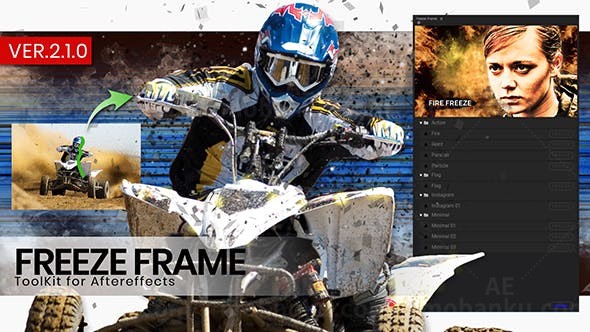 定格效果工具包AE模板