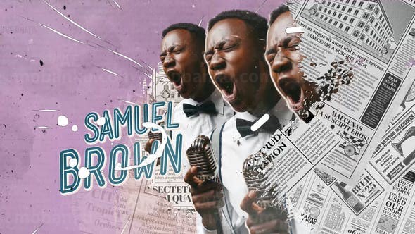 音乐节宣传片AE模板