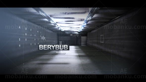 故障效果片头AE模板