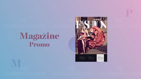 杂志宣传AE模板