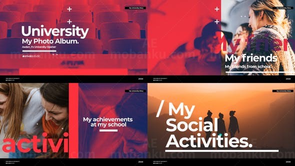 通用照片片头AE模板