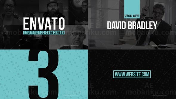 简单活动宣传AE模板