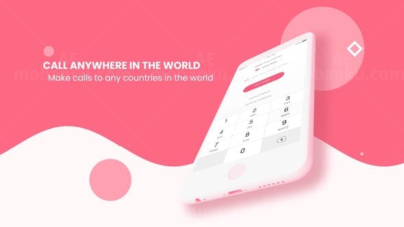 快速手机应用宣传AE模板