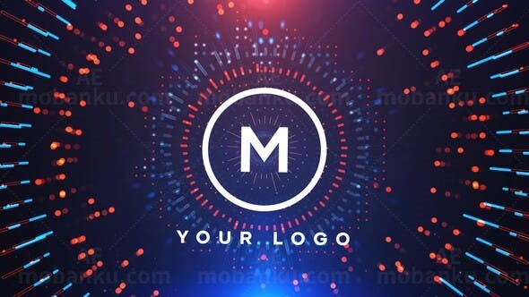 圆形标志展示AE模板