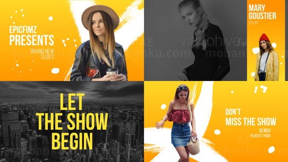 时尚宣传包装片头AE模板