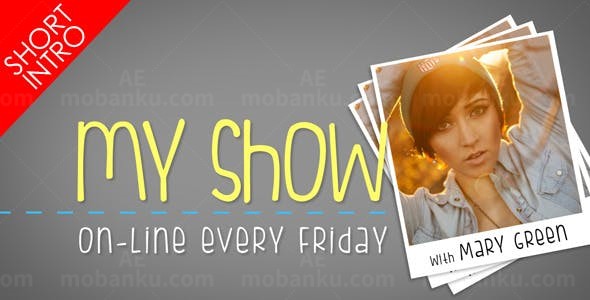 节目介绍电视栏目包装AE模板