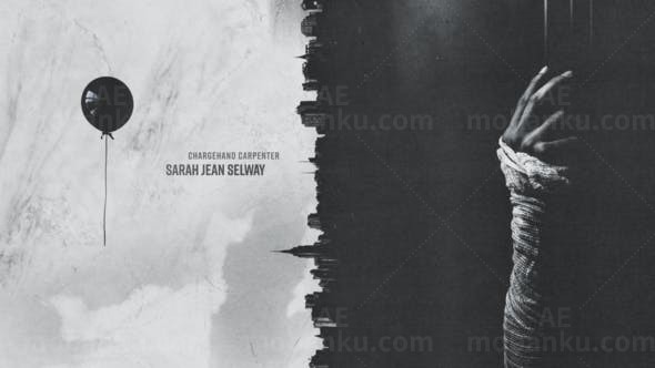 神秘复古标题展示AE模板