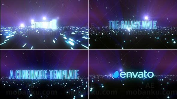 银河漫步AE模板